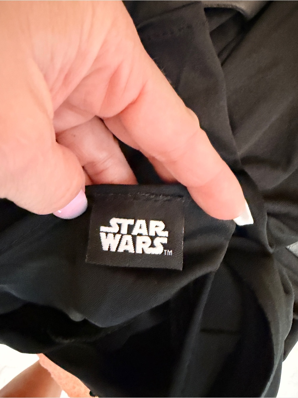 Star Wars Black Galactic Dark Lord Costume with Cape and Control Panel - Picture 13 of 16
